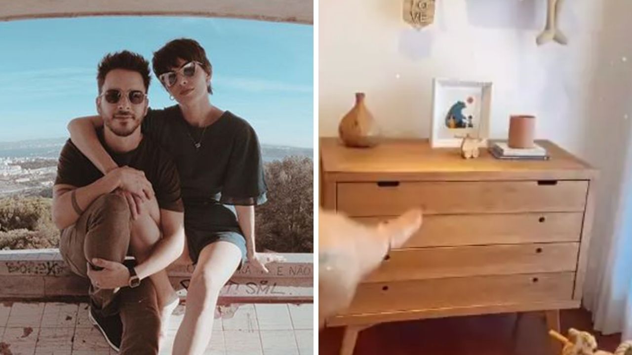 Junior Lima e a esposa decidem que a filha vai dividir quarto com o irmão: “Processo foi longo”