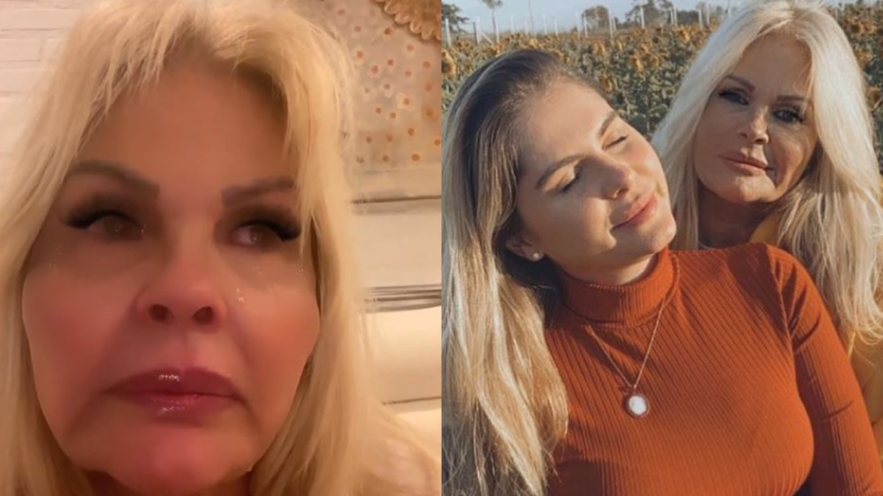 Monique Evans não segura a emoção e chora ao falar sobre netinho que faleceu: “Levei um baque”