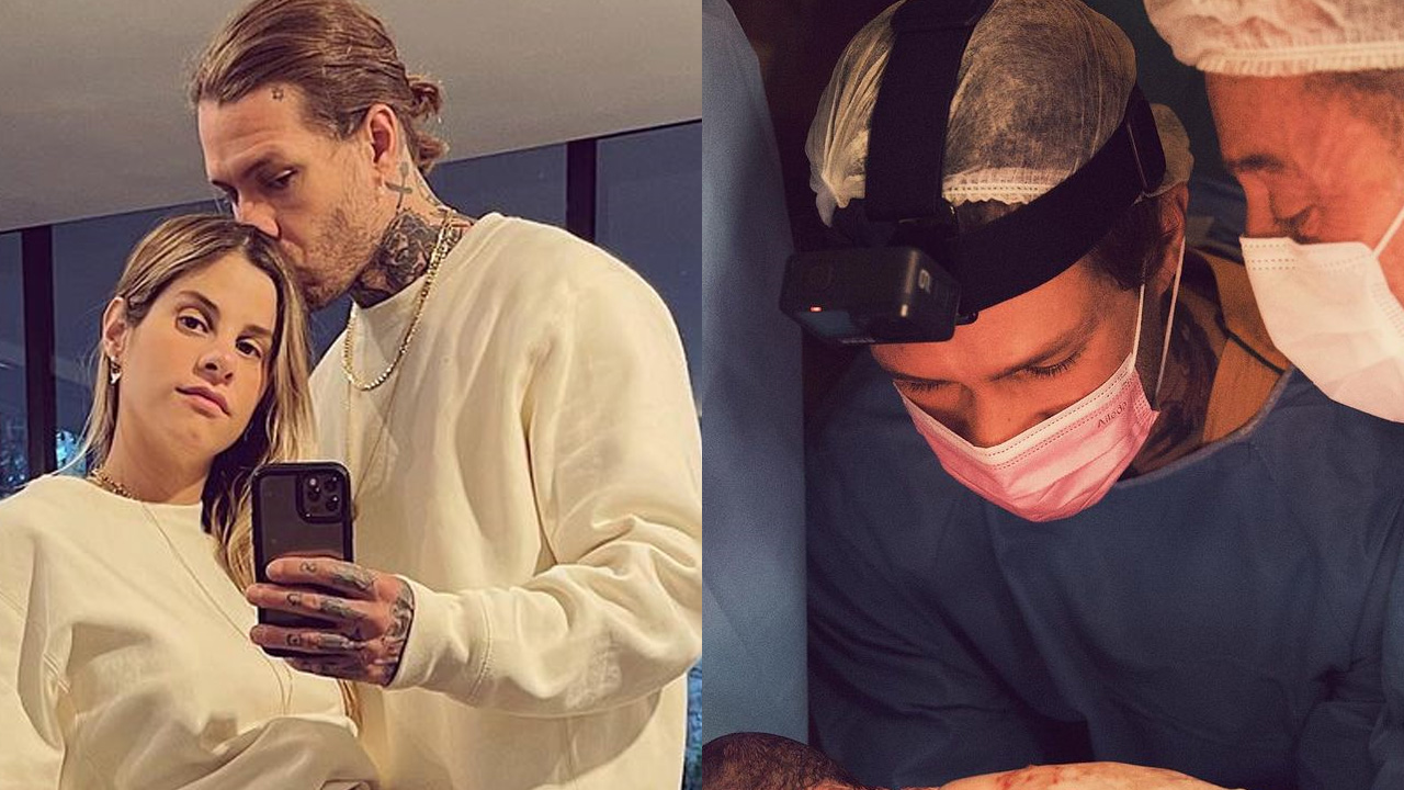 Ufa! Shantal Verdelho dá à luz após gravidez de risco e Mateus Verdelho comemora: “Foi uma guerreira”