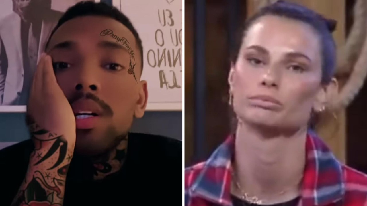 A Fazenda 13: Fora do reality, Nego do Borel sofre com a ida de Dayane Mello à roça: “Que mer**”