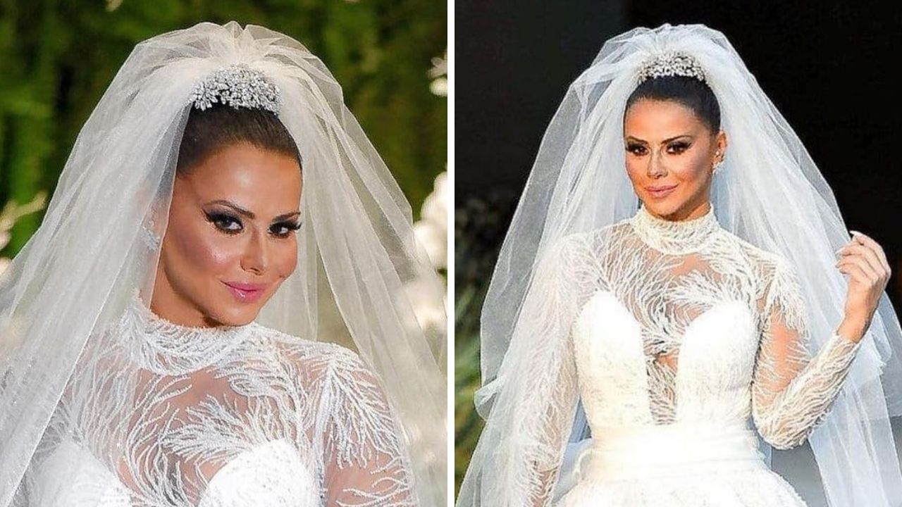 Vestido de noiva de Viviane Araújo divide opiniões e causa confusão na web: “O casamento é dela”