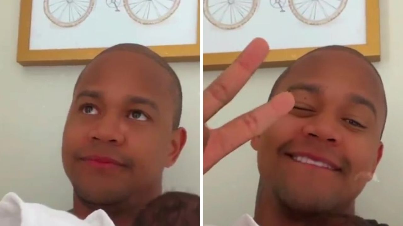Papai de primeira viagem, Léo Santana dá primeiro banho na filha recém-nascida: “Me saí bem”