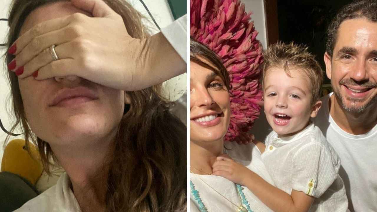 Grávida, Rafa Brites escorrega no vômito do filho e sofre acidente doméstico: “Me senti abençoada”