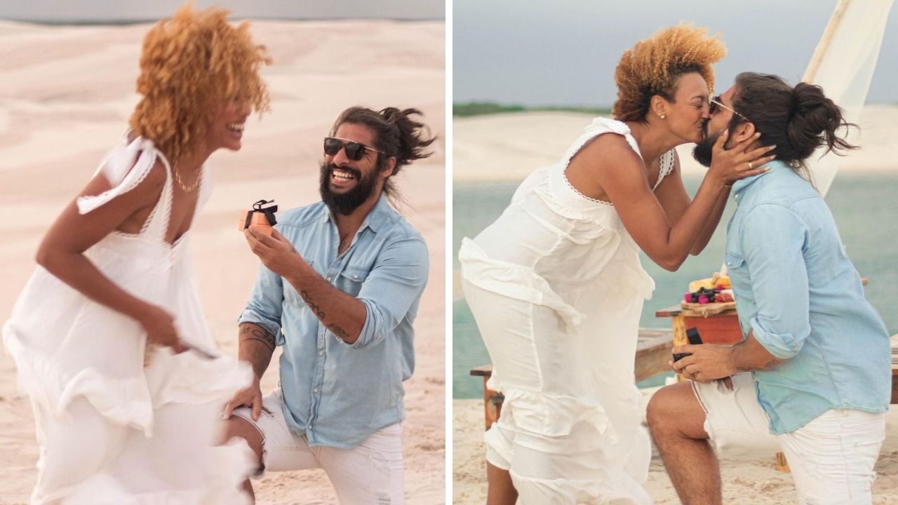 Noivos! Após 10 anos juntos, Sheron Menezzes é pedida em casamento por Saulo Bernard: “Eu disse sim!”