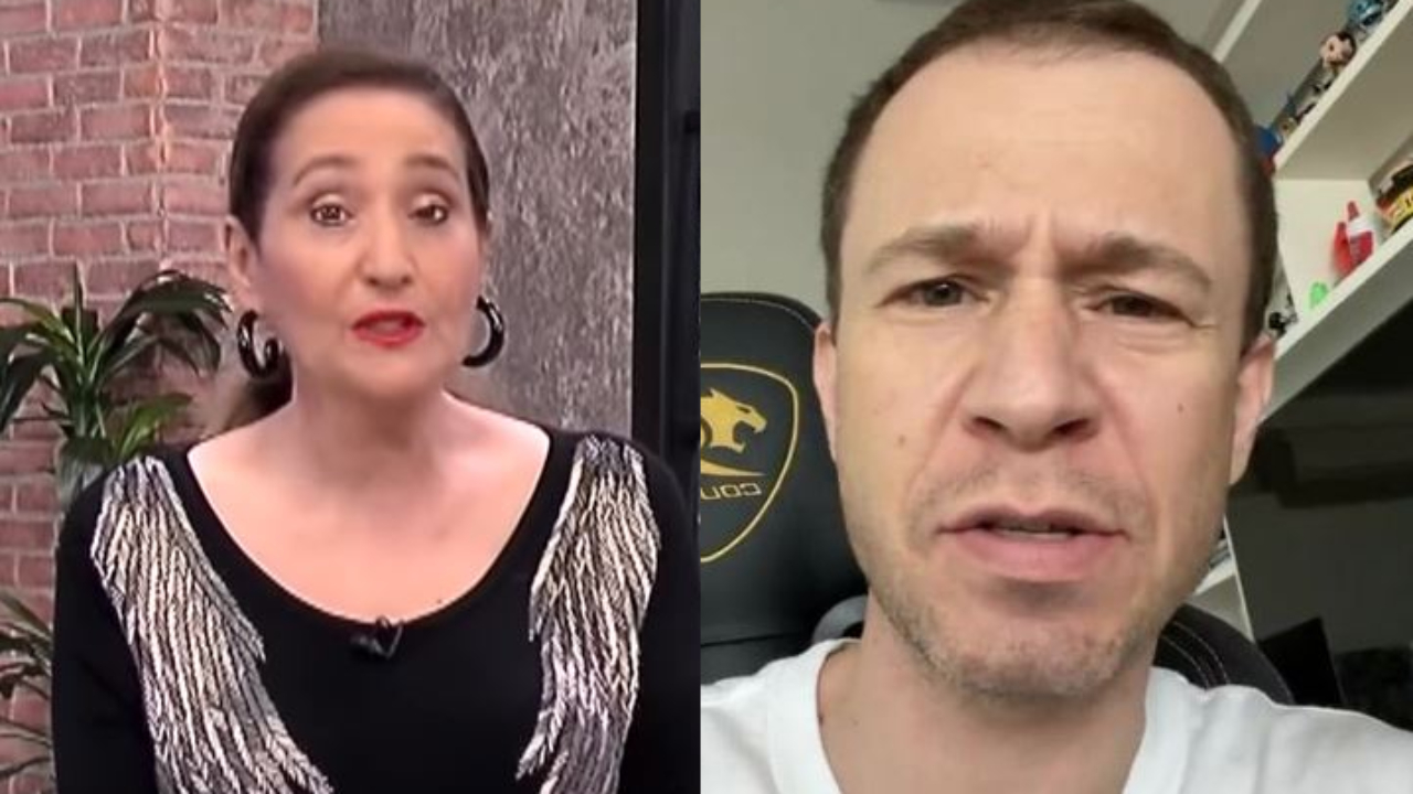 Sônia Abrão fica em cima do muro e lamenta confusão entre Tiago Leifert e jornalista: “Fugiu do nosso controle”