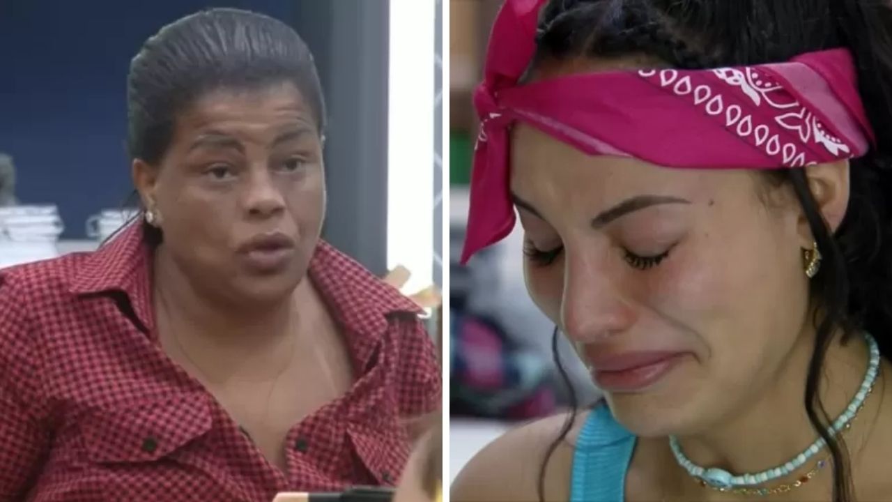 A Fazenda 13: Tati Quebra Barraco briga e provoca crise de choro em Aline Mineiro: “Se manifesta”