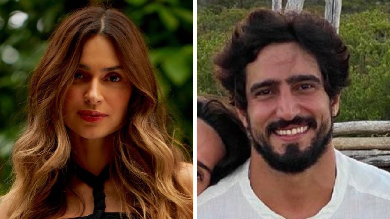 Thaila Ayala posa de biquíni exibindo a barriguinha de grávida e Renato Góes faz comentário enigmático