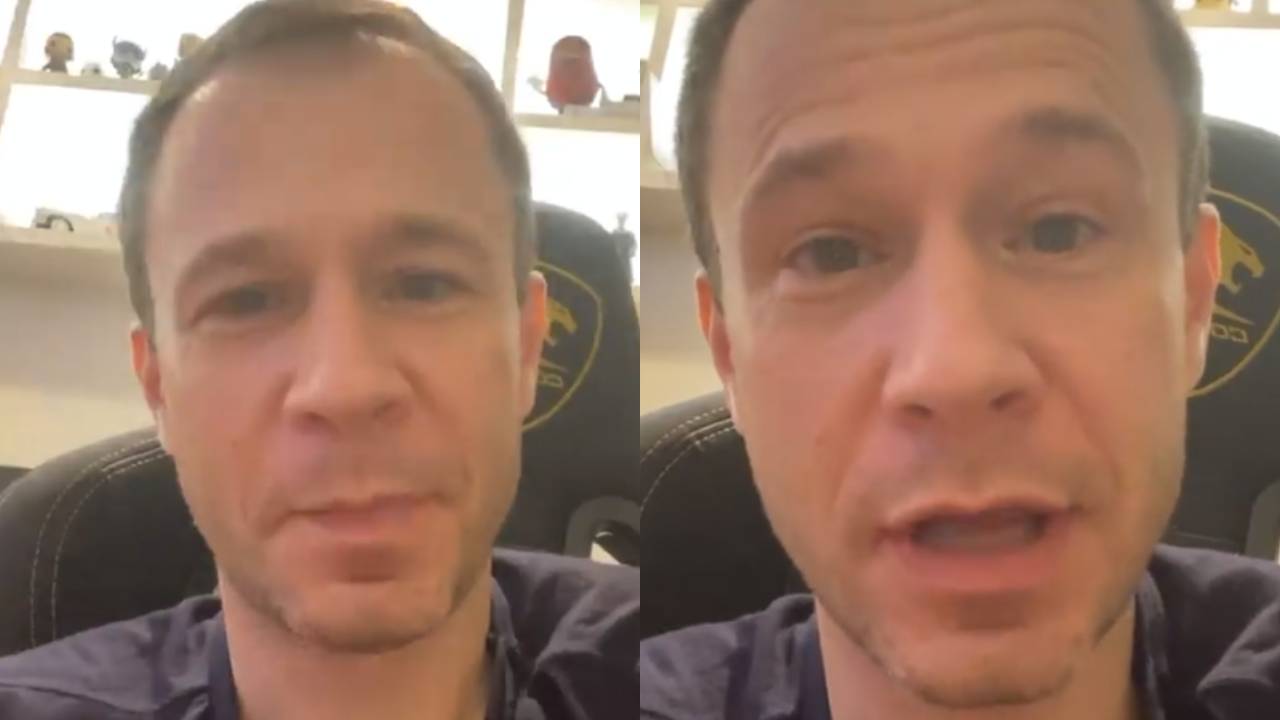 Emocionado, Tiago Leifert segura o choro ao agradecer mensagens após saída da TV Globo: “Fiquei tocado”