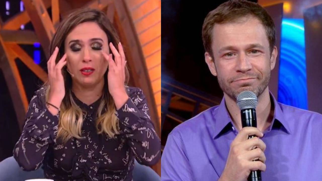 Tatá Werneck entra em choque com anúncio de saída de Tiago Leifert da TV Globo: “No auge do sucesso”