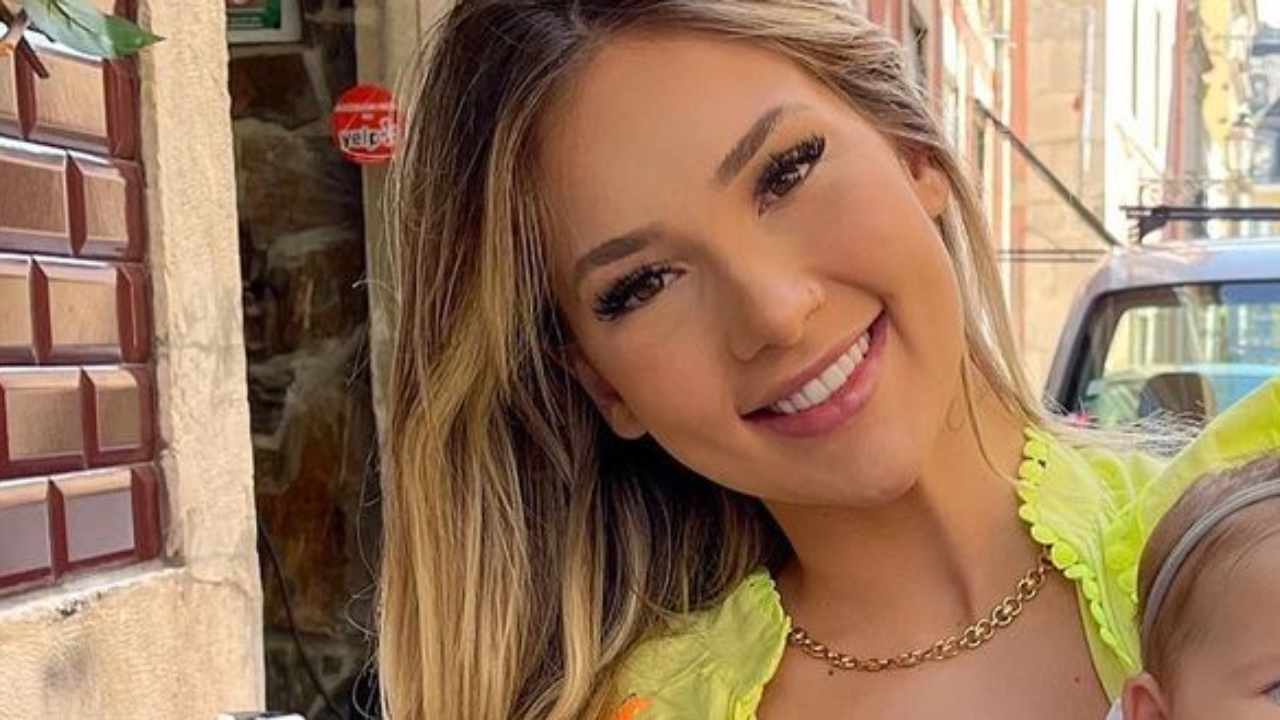 Na Europa, Virginia Fonseca celebra quatro meses da filha e fofura da pequena derrete web: “Deus te proteja sempre”