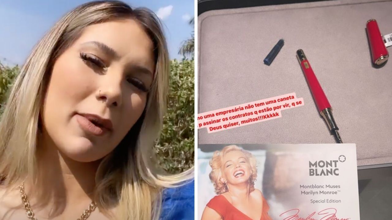 Virgínia Fonseca ostenta e compra caneta de luxo avaliada em R$ 5,8 mil: “Para assinar os contratos”