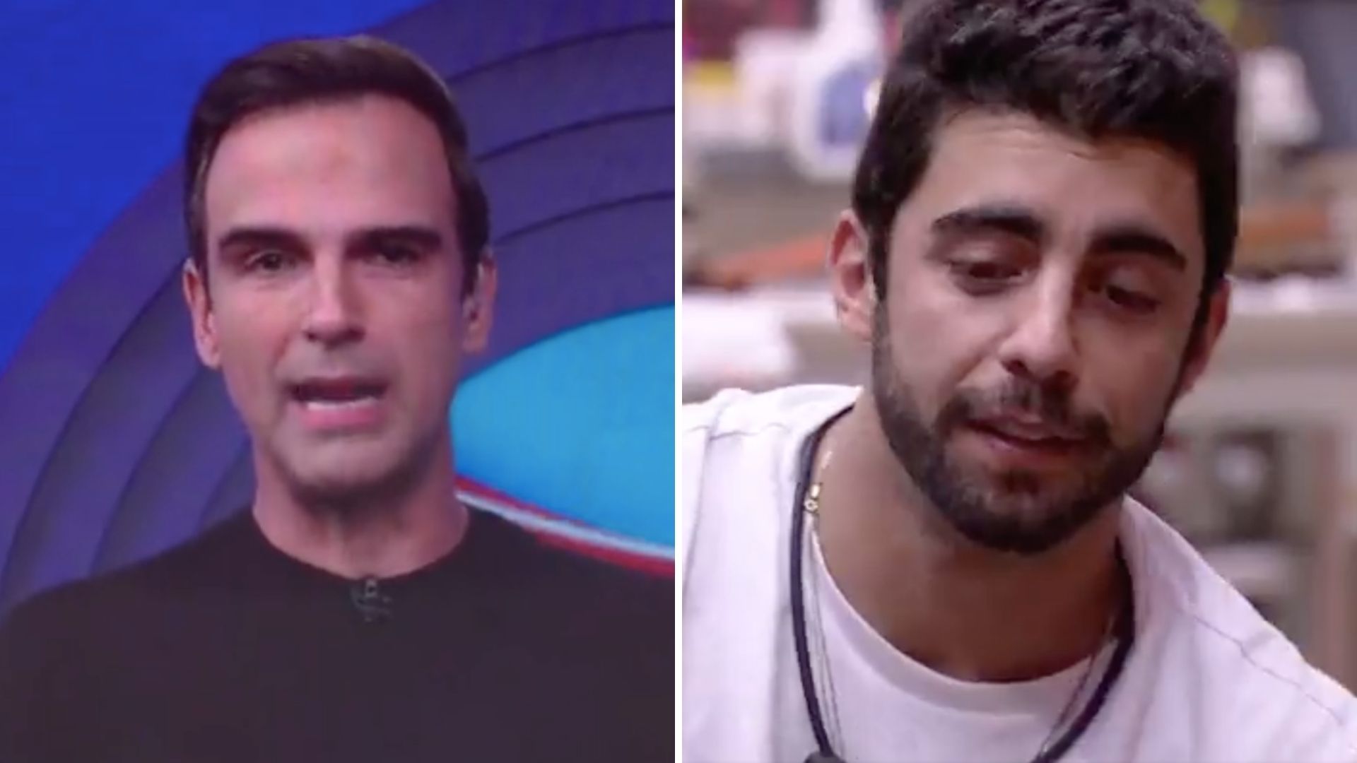 BBB22: Tadeu Schmidt dá bronca em Pedro Scooby: “Fico decepcionado com você”
