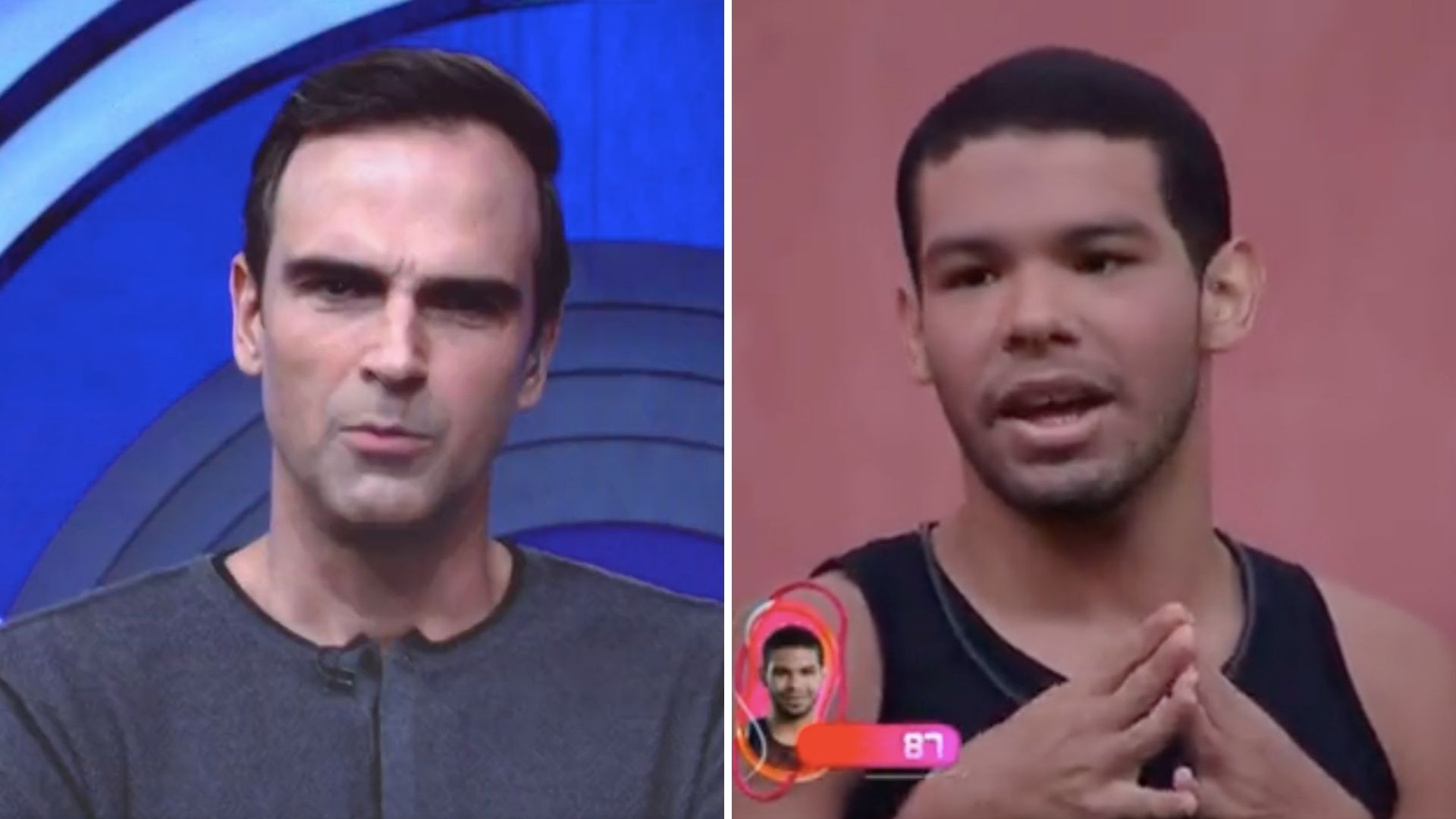 BBB22: Tadeu Schmidt novamente dá corte em Vyni: “Você tem que falar”